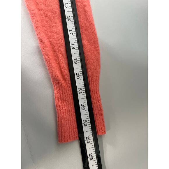 Pendleton Woman's Pink Salmon 100% Soft Cashmere knit Pullover Sweater Size: M - Picture 6 of 10